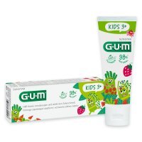 Gum Sunstar, Kids pasta dla dzieci 3-6 lat o smaku truskawkowym z fluorem, 50ml