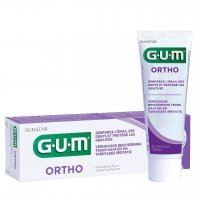 Gum Sunstar, Ortho - ortodontyczna pasta do zębów przeciwpróchnicza i na podrażnienia jamy ustnej, 75ml