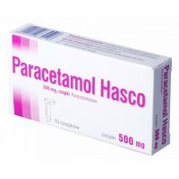 Hasco-Lek, Paracetamol Hasco 500mg, 10 czopków doodbytniczych