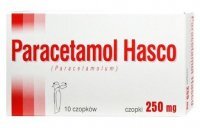 Hasco, Paracetamol, czopki doodbytnicze 250mg, 10 czopków