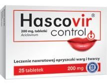 Hascovir Control 200mg, 25 tabletek