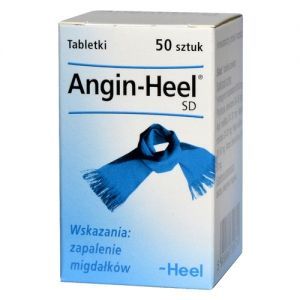 Heel, Angin-Heel SD - na zapalenie migdałków, 50 tabletek podjęzykowych