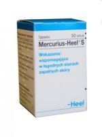 HEEL Mercurius S, stan zapalny skóry, 50 tabletek podjęzykowych