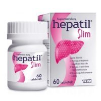 Hepatil Slim 600mg, 60 tabletek