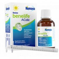 Humana benelife AColic - płyn na kolki i wzdęcia od urodzenia, 30 ml