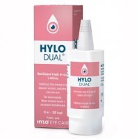 Hylo Dual, nawilżające krople do oczu z ektoiną, bez konserwantów, 10 ml