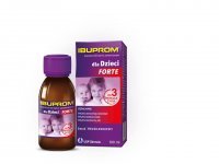 Ibuprom Forte 40mg/1ml, zawiesina doustna dla dzieci od 3 miesiąca, smak truskawkowy, 100ml