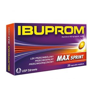 Ibuprom MAX Sprint 400 mg 20 kapsułek