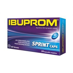 Ibuprom Sprint Caps 200 mg 24 kapsułki