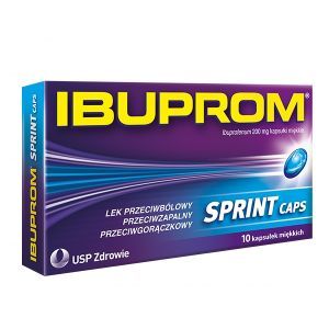 Ibuprom Sprint Caps 200mg, 10 kapsułek