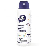 Kick the Tick, Max Repelent Plus Junior, spray przeciw kleszczom, komarom i meszkom, 90ml