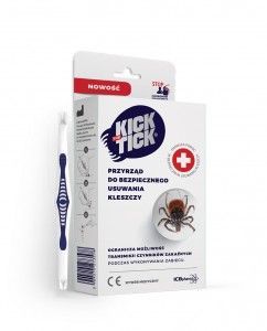 Kick the Tick, przyrząd do bezpiecznego usuwania kleszczy, 1 sztuka