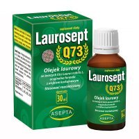Laurosept Q73 - olejek z liści laurowych i kurkumy, krople 30 ml
