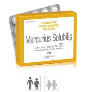 Lehning, Mercurius solubilis Complexe Nr 39, 80 tabletek