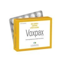 LEHNING Voxpax - ból gardła, chrypka, utrata głosu, 60 tabletek