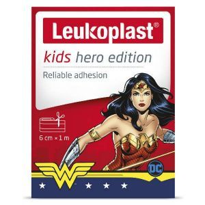 Leukoplast, Plaster Kids Wonder Woman, 6cm x 1m