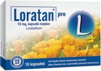 Loratan Pro 10mg, 10 kapsułek
