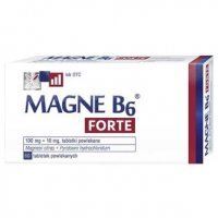 Magne B6 Forte, Magnez 100 mg + witamina B6 10 mg, 60 tabletek powlekanych