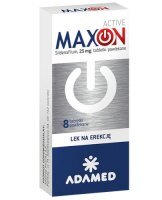 MaxOn Active 25mg - na utrzymanie potencji, 8 tabletek