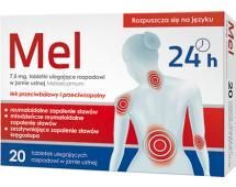 Mel 7,5mg - tabletki ulegające rozpadowi w jamie ustnej, 20 tabletek