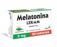 Melatonina LEK-AM 5 mg, 60 tabletek