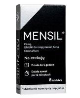 Mensil 25 mg, 8 tabletek do rozgryzania i żucia