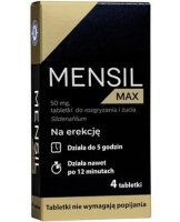 Mensil Max 50mg, 4 tabletki do rozgryzania i żucia