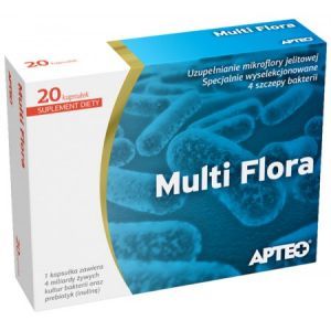 Multi Flora, Apteo, 20 kapsułek