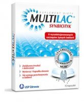 Multilac, synbiotyk (probiotyk+prebiotyk), 10 kapsułek