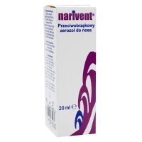 Narivent, przeciwobrzękowy aerozol do nosa, 20ml