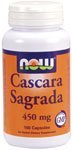 Now Foods, Cascara Sagrada 450mg, 100 kapsułek