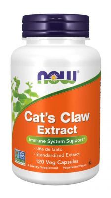 Now Foods, Cat's Claw Extract, koci pazur, 120 kapsułek