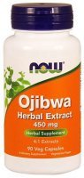 Now Foods, Ojibwa herbal extract, 450 mg, 90 kapsułek