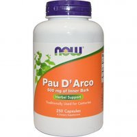 Now Foods, Pau D' Arco - La Pacho - na dobry poziom cukru i odporność, 250 kapsułek