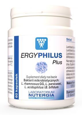 Nutergia, Ergyphilus Plus - naturalnie wspiera odporność,  60 kapsulek