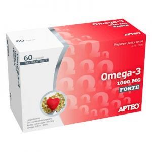 Omega-3 Forte 1000mg, Apteo, 60 kapsułek
