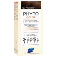 PHYTO Color, farba do włosów, 6.77 jasny brąz, cappuccino, 50ml