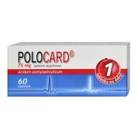 Polocard 75mg, 60 tabletek