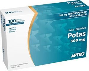 Potas, Apteo, 100 tabletek powlekanych