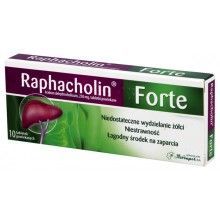 Raphacholin forte, 10 tabletek