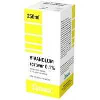 Rivanolum roztwór 0,1%, 0,1%, płyn na skórę, 250 ml