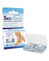 Sea-Band, opaski akupresurowe przeciw mdłościom dla dorosłych, kolor szary, 2 sztuki