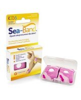 Sea-Band, opaski przeciw mdłościom dla dzieci, kolor różowy, 2 sztuki