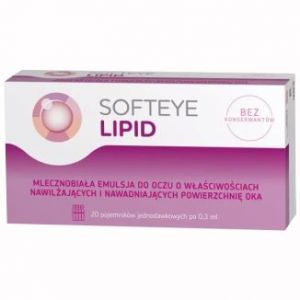 Softeye Lipid, emulsja do oczu, 0,3 ml x 20 pojemników