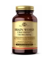Solgar, Brain Works - dla prawidłowej pracy mózgu i układu nerwowego, 60 kapsułek