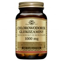 Solgar, Chlorowodorek glukozaminy 1000mg, 60 tabletek