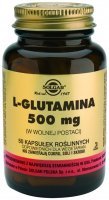 Solgar, L-Glutamina 500 mg, 50 kapsułek