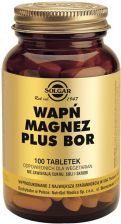 Solgar, Wapń Magnez + Bor, 100 tabletek
