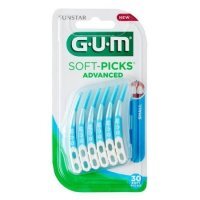 Sunstar Gum Soft-picks Advanced Regular, szczoteczki międzyzębowe rozmiar S, 30 sztuk