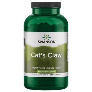 Swanson, Cat's Claw - koci pazur 500mg, 250 kapsułek